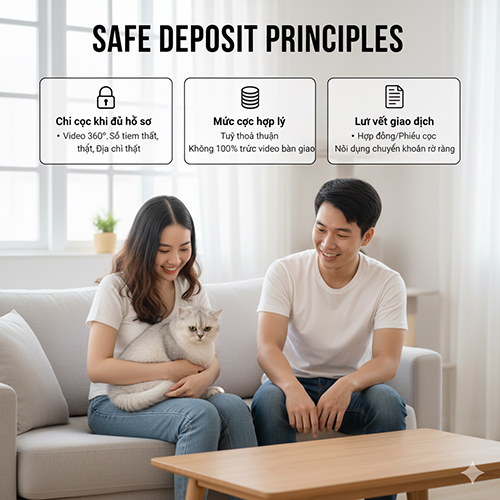 Các nguyên tắc đặt cọc và giao nhận mèo cảnh an toàn, rõ ràng và minh bạch.