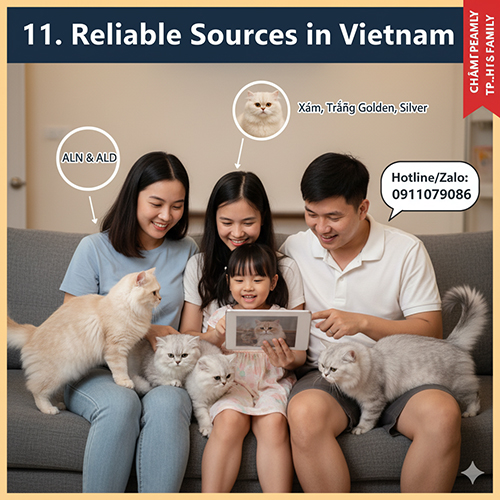 Nơi mua mèo Anh uy tín tại Việt Nam năm 2025 với các dòng mèo ALN và ALD, có bảo hành và video thật tại Chạm Pets Family