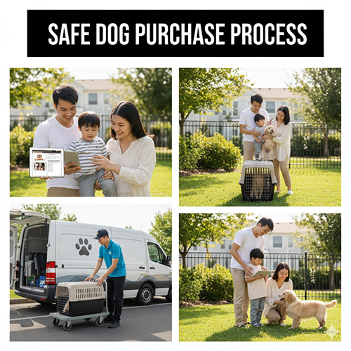 Quy trình mua chó an toàn – từ xác định nhu cầu, chọn nơi bán uy tín đến giao nhận và hậu mãi