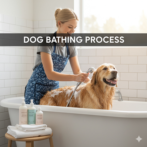 Quy trình tắm cho chó đúng chuẩn 10 bước