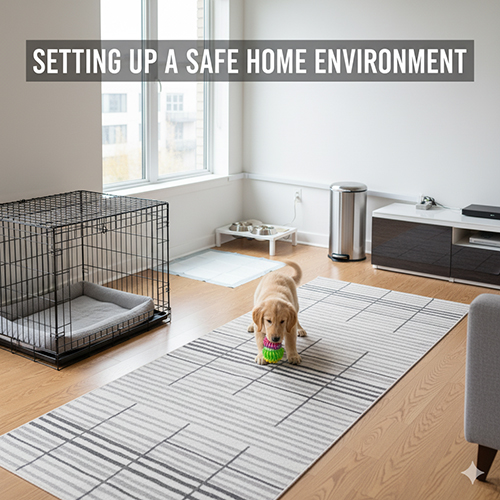 Thiết lập môi trường sống an toàn cho chó trong nhà và chung cư