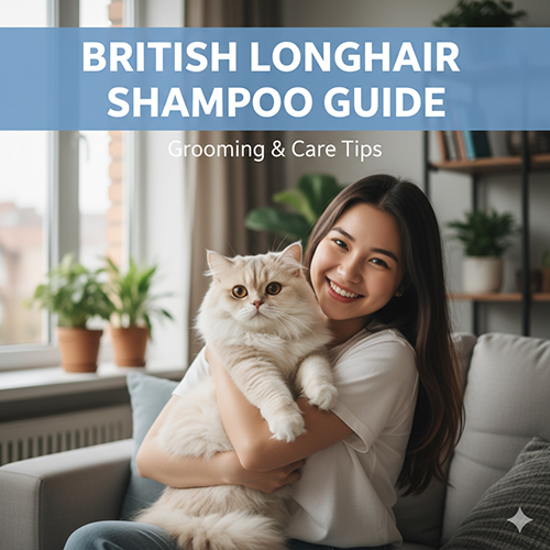 Hướng dẫn chọn sữa tắm cho mèo Anh lông dài British Longhair với mẹo chăm sóc lông mượt và khỏe