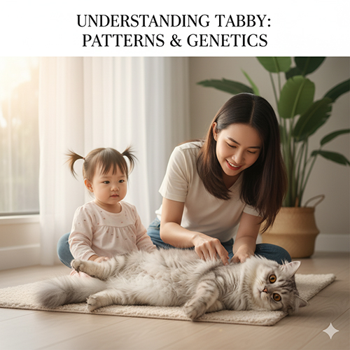 Tìm hiểu về tabby – hoa văn lông mèo hình thành từ di truyền và sắc tố melanin