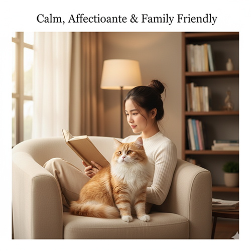 Tính cách mèo Anh lông dài Bicolor – hiền lành, tình cảm và thân thiện với gia đình