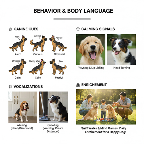 Tính cách và hành vi của chó – cách đọc hiểu ngôn ngữ cơ thể và tín hiệu giao tiếp của chó