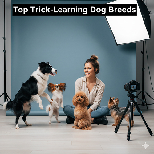Top giống chó học trick nhanh, thông minh và hợp với content creator
