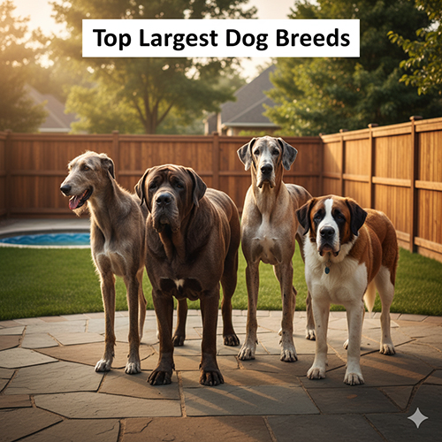 Top giống chó lớn nhất thế giới, thân hình khổng lồ nhưng tính cách hiền lành, trung thành