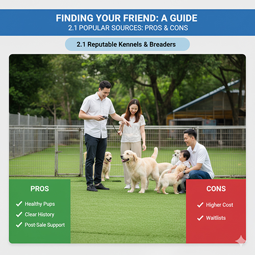 Ba người chăm sóc và chơi cùng những chú chó Golden Retriever tại sân trại chó, minh họa cho bài viết “Trại chó (Kennel) uy tín – ưu nhược điểm & lưu ý khi chọn mua”