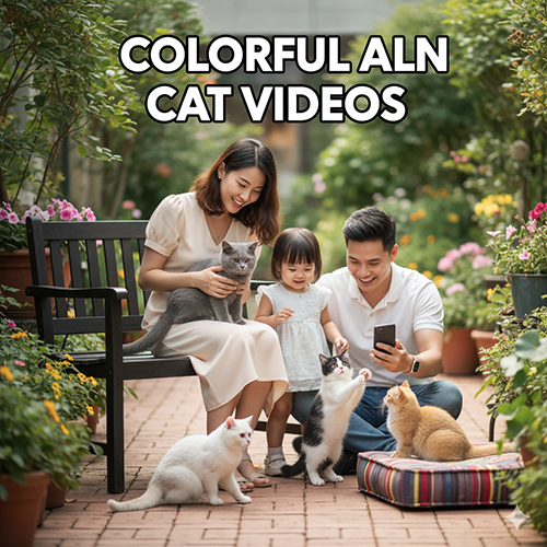 Video mèo Anh lông ngắn nhiều màu trên TikTok – Xám xanh, trắng, bicolor, golden và silver