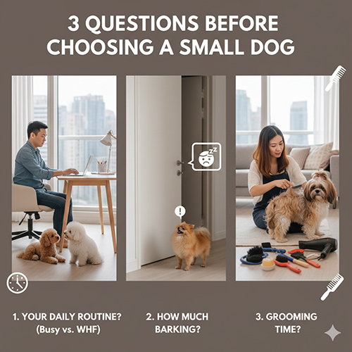 3 câu hỏi quan trọng cần tự hỏi trước khi chọn một giống chó nhỏ