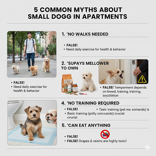 5 hiểu lầm phổ biến khi nuôi chó nhỏ trong căn hộ
