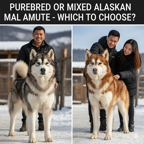 So sánh Alaska thuần chủng và Alaska lai – nên chọn loại nào