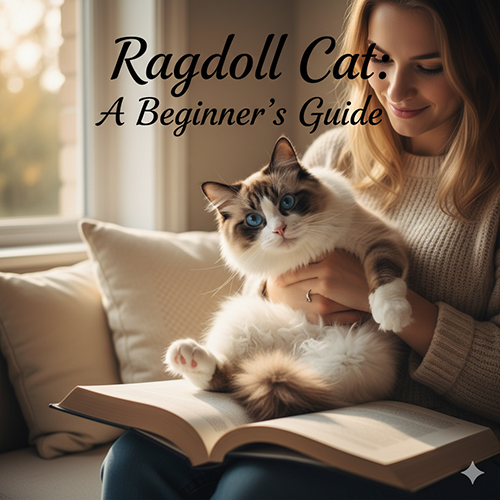 Mèo Ragdoll nằm trong lòng người phụ nữ bên cửa sổ, không khí ấm áp, dùng làm ảnh đại diện cho bài viết cẩm nang cho người mới.