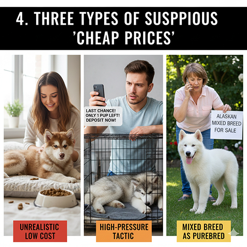 ba kieu gia re dang nghi khi mua cho alaska con