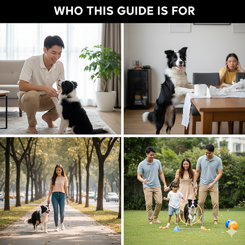 Bài viết huấn luyện chó Border Collie dành cho người mới nuôi và gia đình có trẻ nhỏ