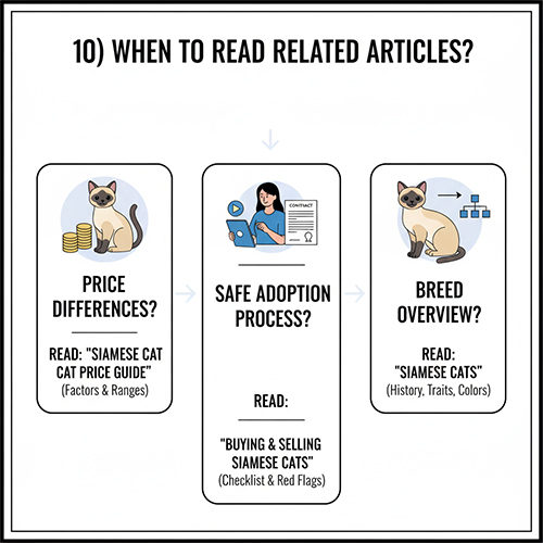 Khi nào nên đọc thêm bài viết liên quan về mèo Xiêm – giá, quy trình mua bán và tổng quan giống