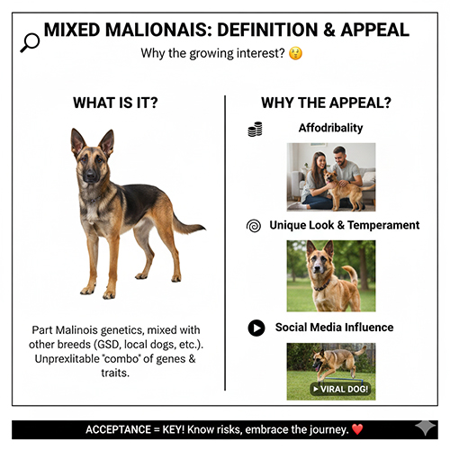 Béc Bỉ lai là gì và lý do ngày càng nhiều người tìm mua chó Malinois lai