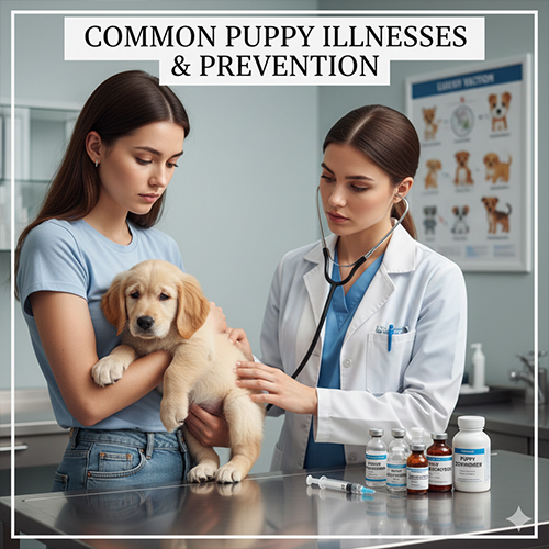 Các bệnh thường gặp ở chó con như Care Parvo và cách phòng ngừa