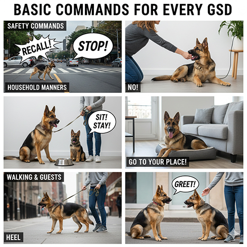 Các lệnh cơ bản mà mọi chó Becgie Đức cần được huấn luyện