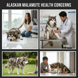 Các bệnh thường gặp ở chó Alaska như tiêu chảy, hạ bàn, béo phì, bỏ ăn và cách nhận biết sớm