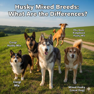 Các giống chó Husky lai: Corgi, Becgie, chó cỏ, Phú Quốc… có gì khác?