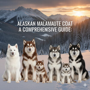 Các màu lông chó Alaska Malamute phổ biến gồm trắng, xám trắng, đen trắng, nâu đỏ