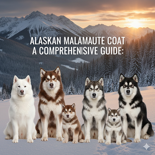 Các màu lông chó Alaska Malamute phổ biến gồm trắng, xám trắng, đen trắng, nâu đỏ