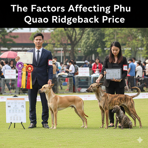 Các yếu tố ảnh hưởng tới giá chó Phú Quốc tại cuộc thi chó cảnh