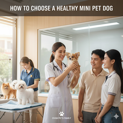 Cách chọn mua chó cảnh mini khỏe mạnh và đúng nguồn gốc