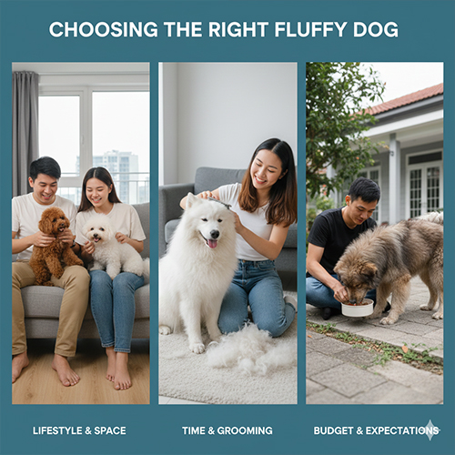 Gia đình Việt chọn chó lông xù phù hợp theo không gian sống thời gian chăm sóc và ngân sách