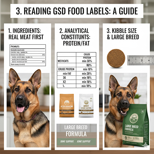 Cách đọc bao bì thức ăn hạt cho chó Becgie để chọn đúng loại chất lượng