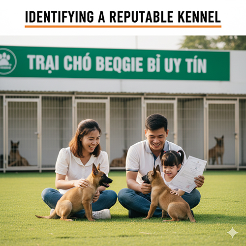 Cách nhận biết trại chó Béc Bỉ Malinois uy tín khi chọn mua