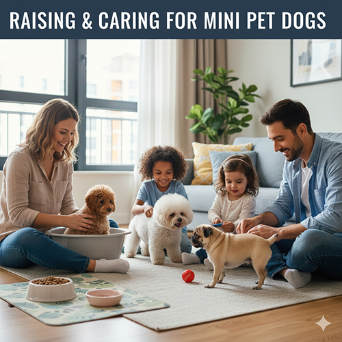 Cách nuôi và chăm sóc chó cảnh mini trong căn hộ