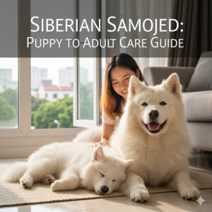 Cách nuôi chó Samoyed ở Việt Nam từ cún 2 tháng tuổi đến khi trưởng thành