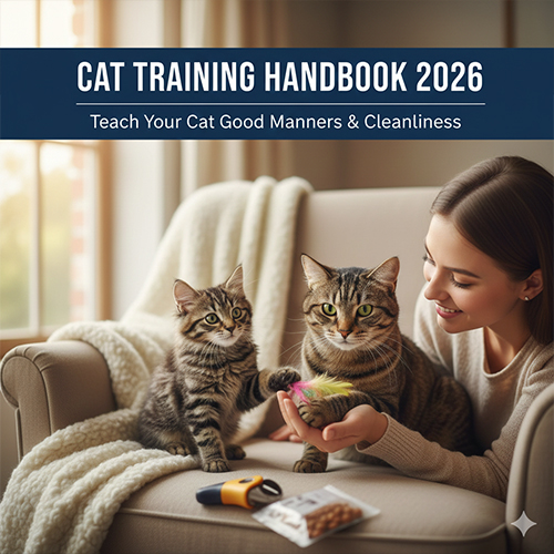 Cẩm nang huấn luyện mèo giúp dạy mèo ngoan và giữ vệ sinh sạch sẽ tại nhà