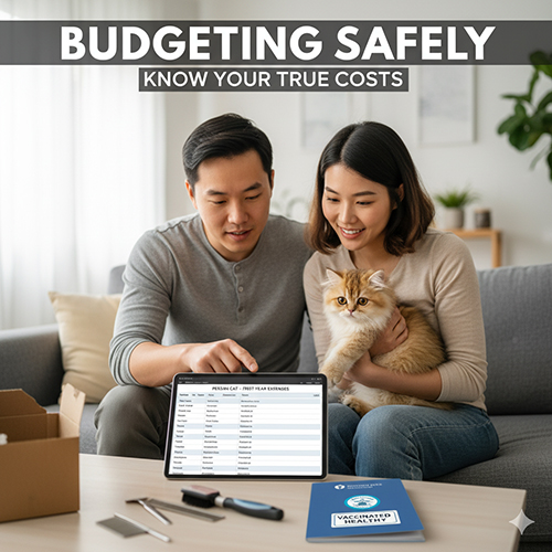 Cách căn ngân sách an toàn khi mua mèo Ba Tư dựa trên hồ sơ minh bạch và chi phí nuôi năm đầu