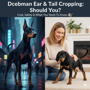 Anh minh hoa cat tai cat duoi cho Doberman – thong tin ve ly do, chi phi va luu y an toan