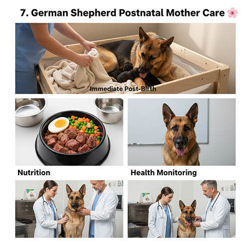 Chăm sóc chó Becgie mẹ sau sinh: dinh dưỡng và theo dõi sức khỏe