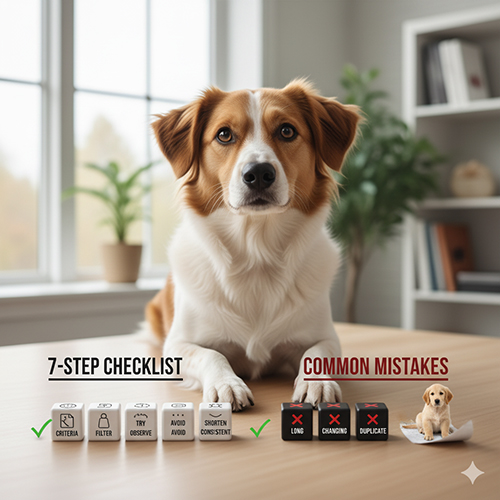 Checklist 7 bước đặt tên cho chó và các lỗi thường gặp khi chọn tên