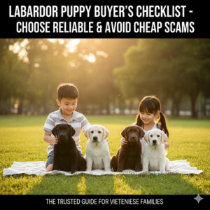 Checklist mua bán chó Labrador con cho gia đình Việt Nam, hướng dẫn chọn nơi uy tín và tránh lừa đảo giá rẻ