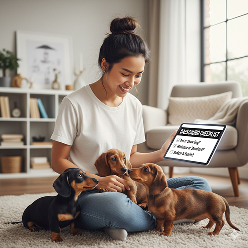 Checklist cần xem trước khi quyết định mua chó Lạp xưởng cho người mới