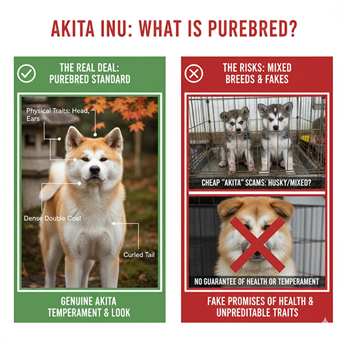 Chó Akita thuần chủng là gì và cách phân biệt Akita thuần với Akita lai ngoài đời thực