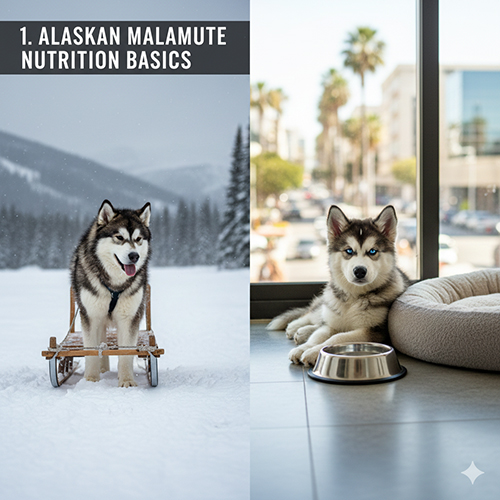 Chó Alaska ăn gì theo từng giai đoạn phát triển từ chó con đến trưởng thành