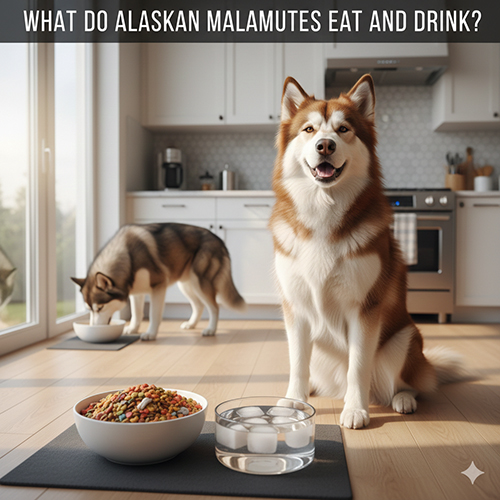 Chó Alaska ăn gì và uống gì để khỏe mạnh, không béo phì