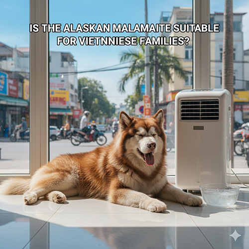 Chó Alaska có hợp với gia đình Việt Nam không – khí hậu nóng và không gian sống