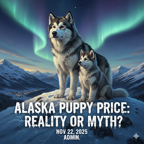 Chó Alaska giá rẻ 300k – 500k – dưới 1 triệu có thật không?