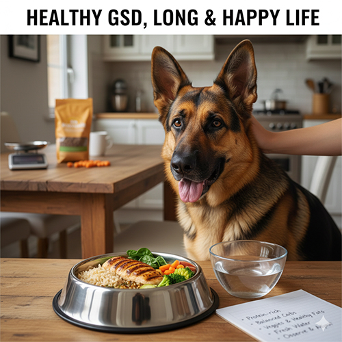 Chó Becgie Đức khỏe mạnh với khẩu phần ăn cân đối giúp duy trì thể lực và tuổi thọ lâu dài