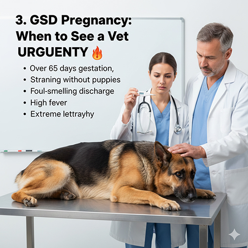 Khi nào cần đưa chó Becgie mang thai đi khám gấp