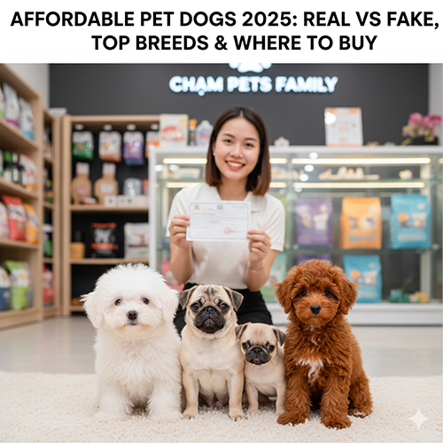 chó cảnh giá rẻ phân biệt thật và ảo tại shop thú cưng uy tín