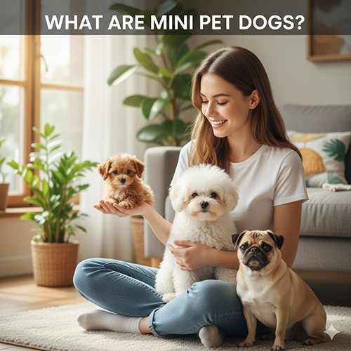 Chó cảnh mini là gì hình minh họa chó nhỏ dễ nuôi cho căn hộ